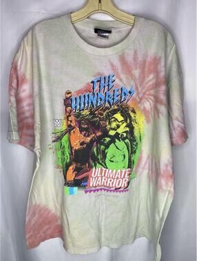 The Hundreds x WWE The Ultimate Warrior Retro Graphic T-Shirt Men’s XL Beige